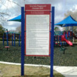 Playground sign 